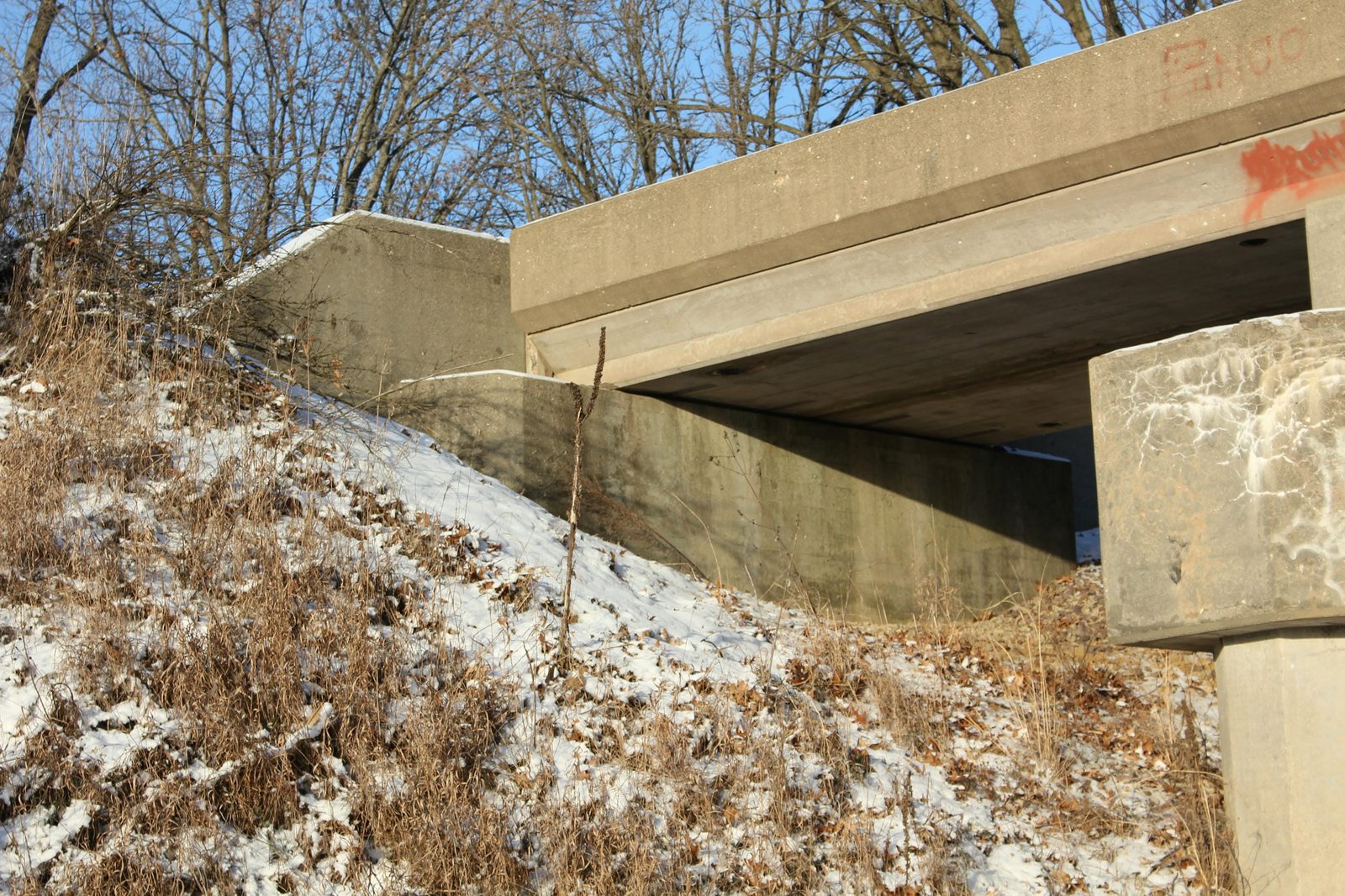 West abutment